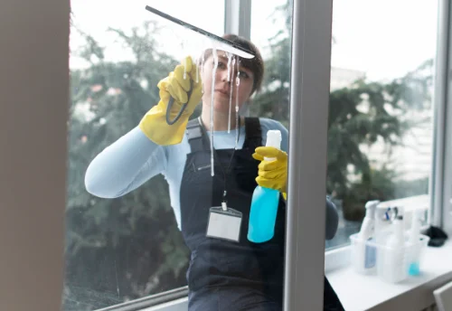 Nettoyage de vitres intérieures et extérieures à Crépol